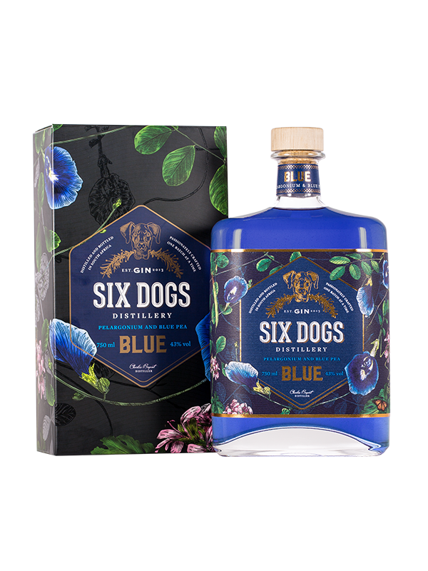 Six Dogs Blue Gin