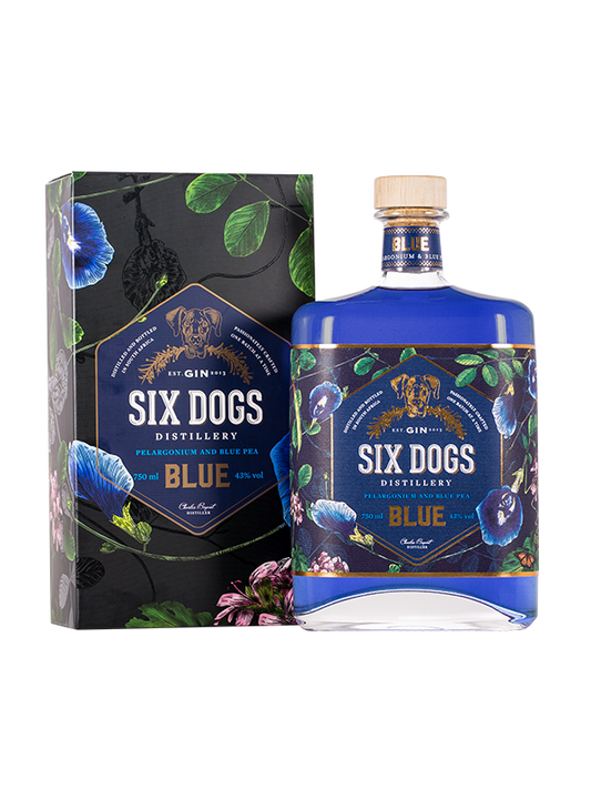 Six Dogs Blue Gin